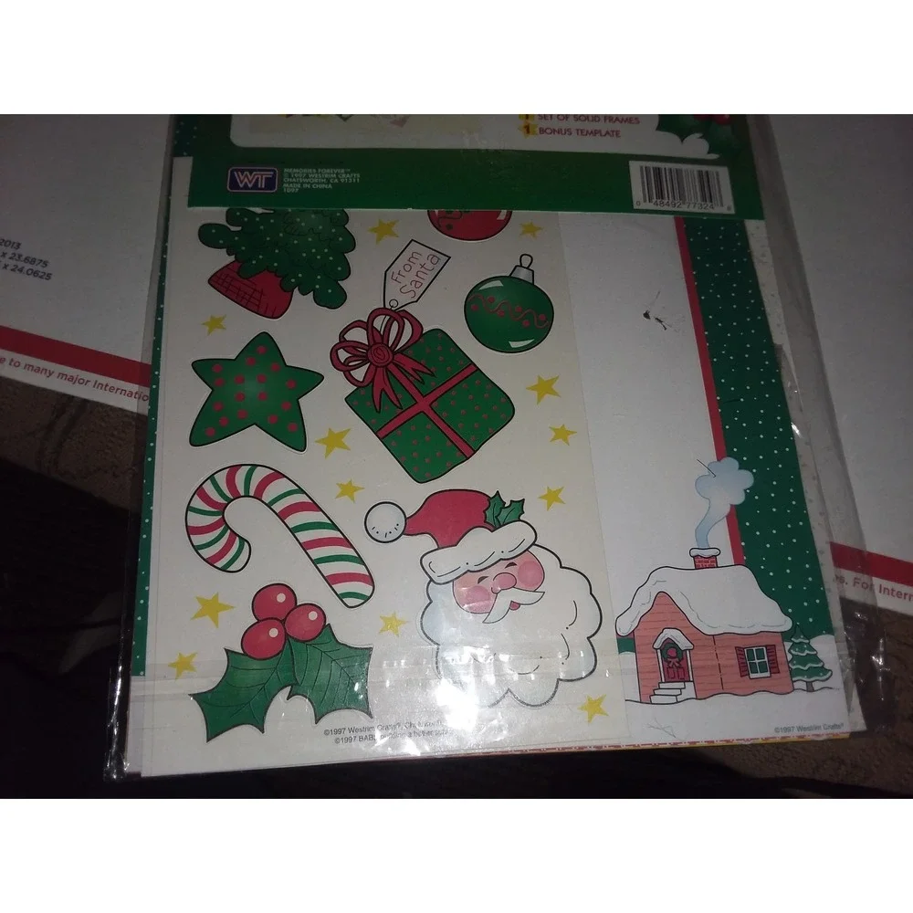 Christmas Memories Forever Scrapbooking Kit 25907 Frames Paper Template